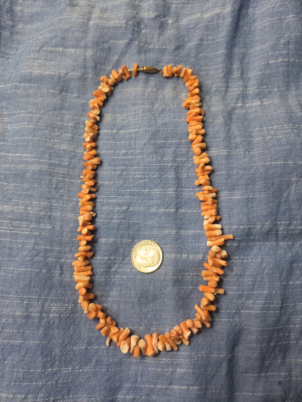 Vintage Branch Coral Necklace